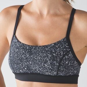 Lululemon Rise and Run Bra
Mini Splatter White Black